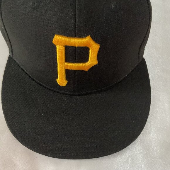 Pittsburgh youth Pirates Black & Yellow Youth Adjustable Team MLB Hat By OC - Picture 2 of 6